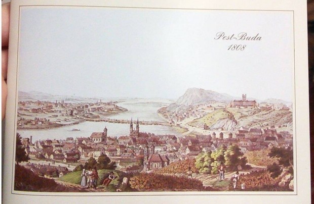 Pest Buda 1808 Jacob Alt kpeslap Budapest