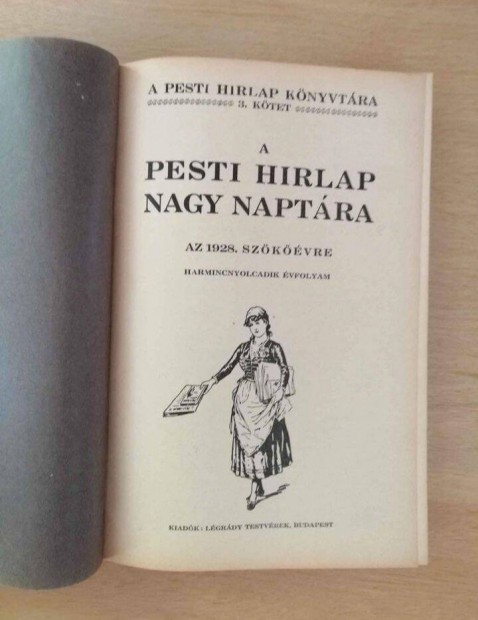 Pesti hrlap nagy naptra 1928