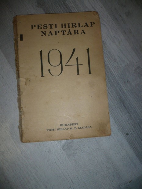 Pesti hrlap naptra knyv 1941