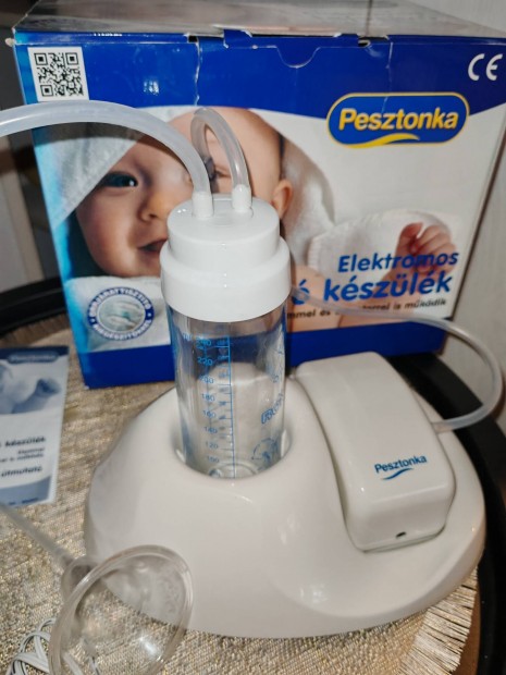 Pesztonka elektromos tejszívó készülék + orrjárat tisztító