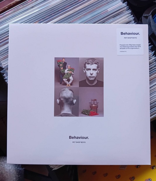 Pet Shop Boys-Behaviour Bakelit lemez bontatlan uj