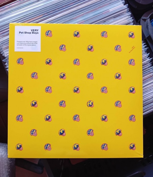 Pet Shop Boys-Very Bakelit lemez bontatlan uj