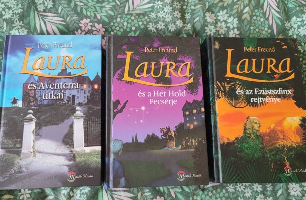 Peter Freund - Laura k�nyvek els� 3 k�tete �j �llapotban
