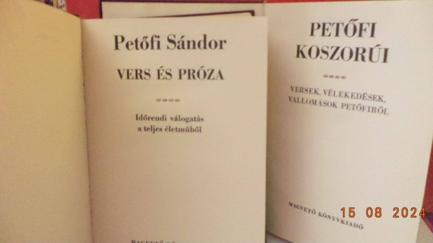 Petfi Sndor - Magvet kiad 2 ktete