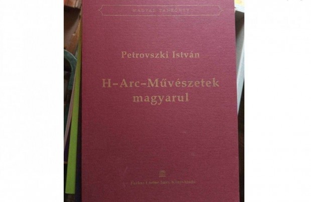 Petrovszki Istvn H-Arc-Mvszetek cm knyve magyarul. j llapot