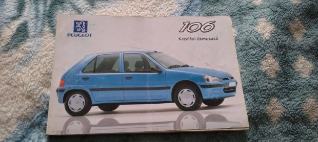 Peugeot 106 kézikönyv használati utasítás garancia füzet szervizköny