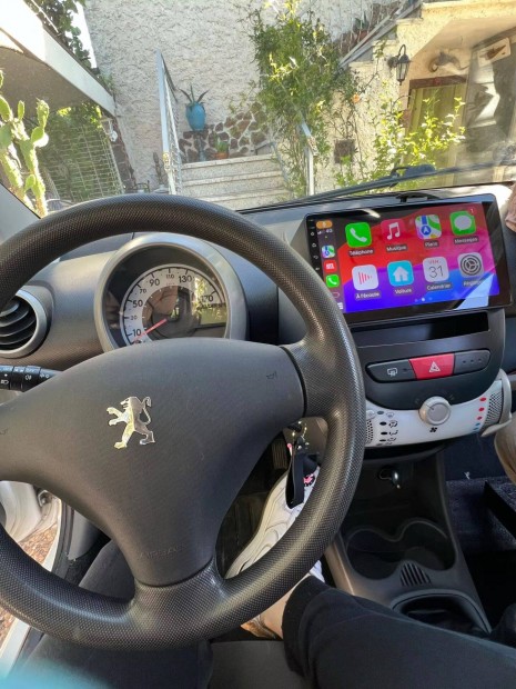 Peugeot 107 Android Rádió 2Din Multimédia Kijelző Navigáció Carplay