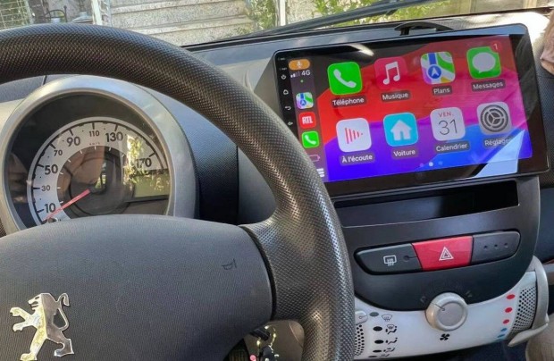 Peugeot 107 Android Rdi 2Din Multimdia Kijelz Navigci Carplay