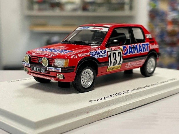 Peugeot 205 1.6 GTi No.132 Rally Montecarlo 1986 1:43 Spark S9456