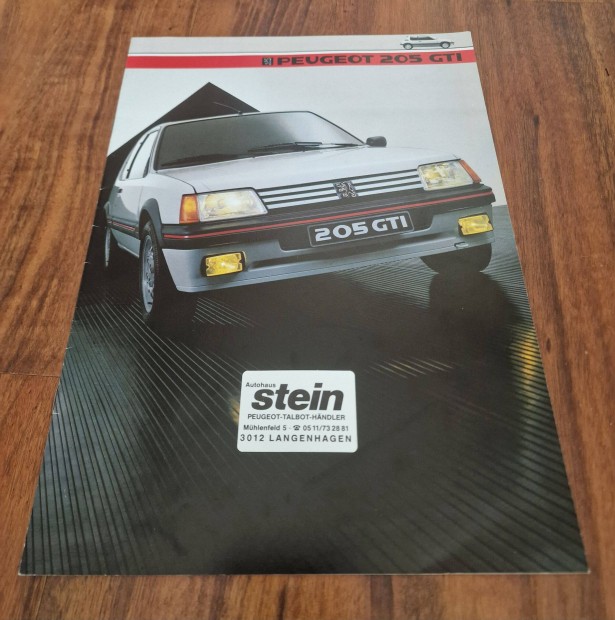 Peugeot 205 GTI Prospektus 1985