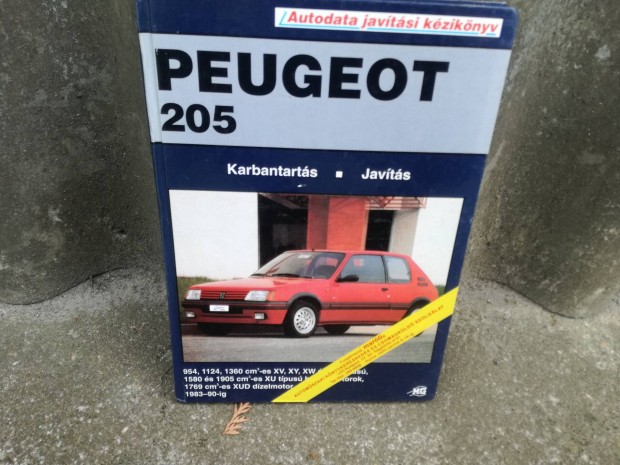 Peugeot 205 javtsi knyv magyar nyelv 