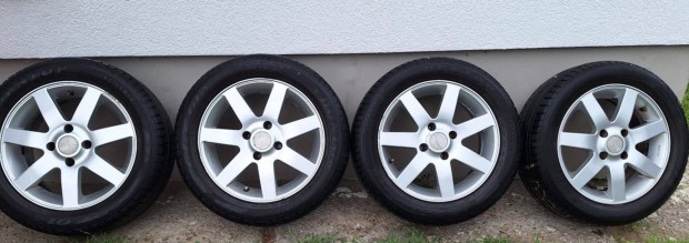 Peugeot 206 Alufelni Dunlop gumival szerelve 195 55 15