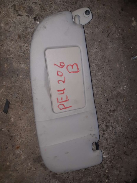 Peugeot 206 Bal Napellenző