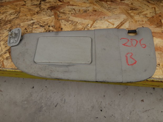 Peugeot 206 Bal Napellenző
