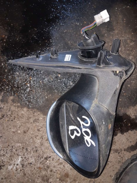 Peugeot 206 Bal Visszapillant� T�k�r Elektromos