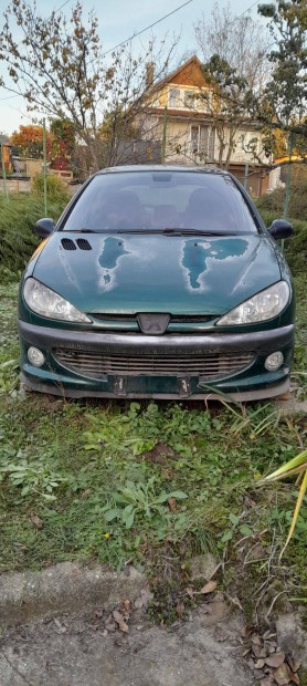 Peugeot 206 eleje motorhztet srvd homlokfal lmpa dszrcs