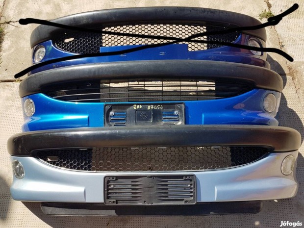 Peugeot 206 első ködlámpás lökhárító