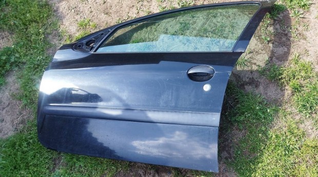 Peugeot 206 fekete bal első ajtó.