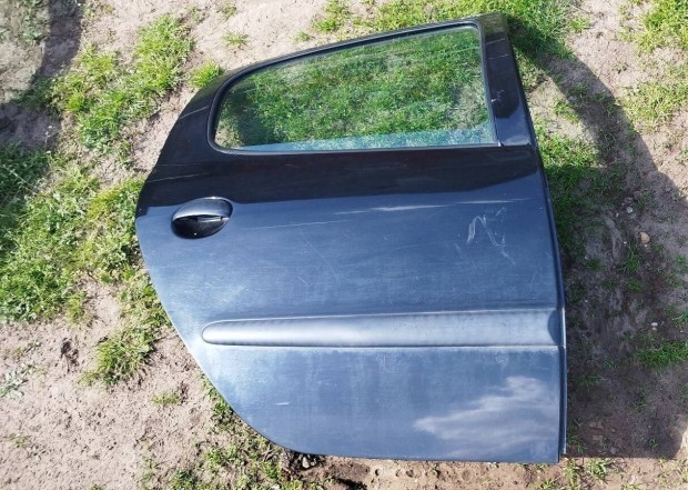 Peugeot 206 fekete jobb hátsó ajtó