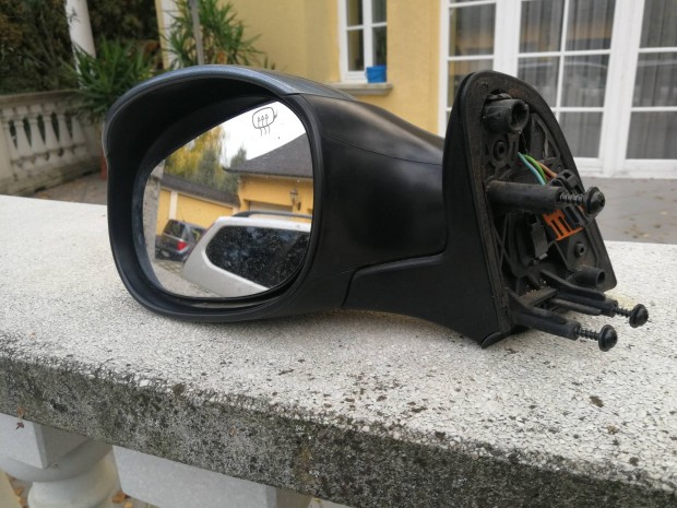 Peugeot 206 gyári bal oldali fűthető elektromos tükör