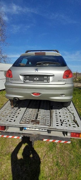 Peugeot 206 hátsó lökhárító jobb bal ajtó Etsc