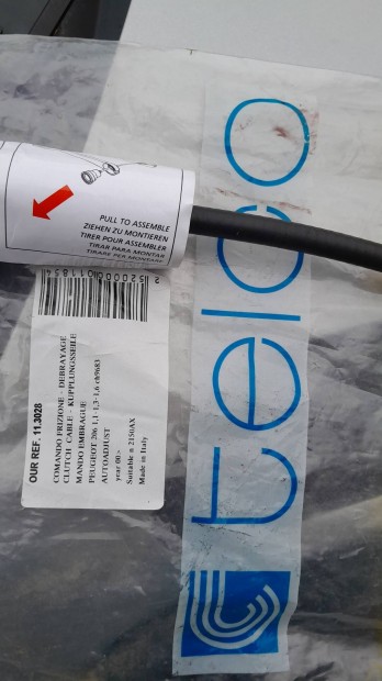 Peugeot 206 kuplung j bowden