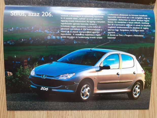 Peugeot 206 prospektus - magyar nyelv