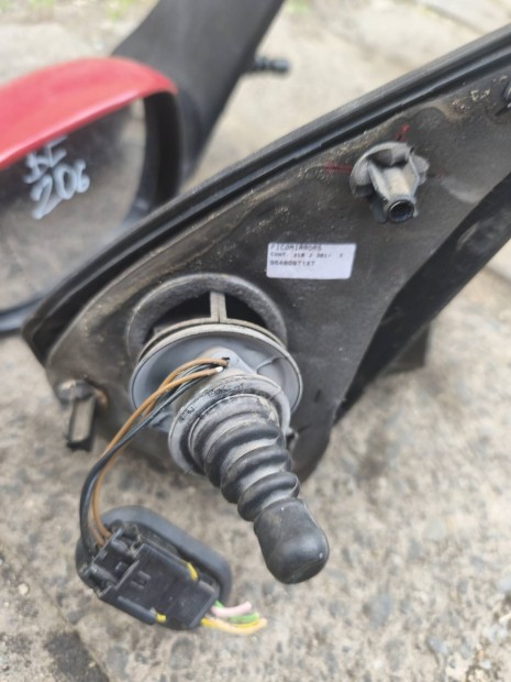 Peugeot 206 visszapillantó tükrök jobb bal