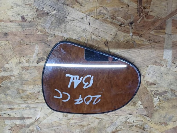 Peugeot 207CC (2007-2013) Bal Visszapillantó Tükörlap
