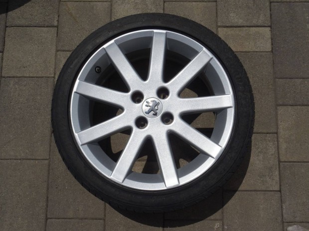 Peugeot 207 Citroen 17" 4x108 ET26 gyári alufelni 205/45R17 nyárigumi