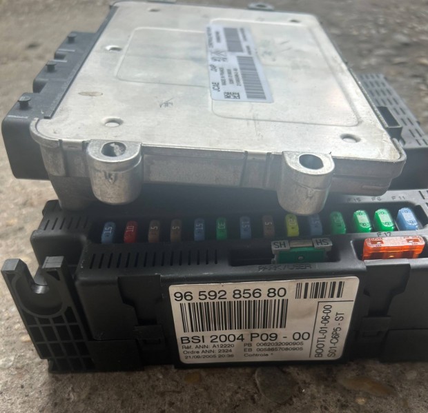 Peugeot 207 Citroen C3 C2 motirvezerl szett Jcae J34P 9660374680