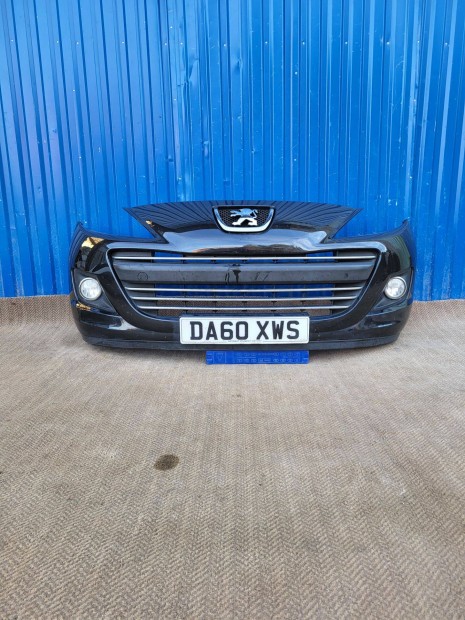 Peugeot 207 első lökhárító facelift gyári 9688071577 fekete 2009-