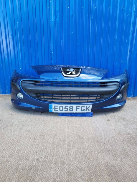Peugeot 207 gyári 9649581380 első lökhárító kék színben