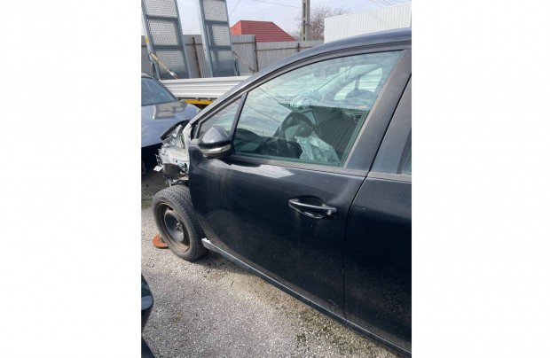 Peugeot 208 2012-2017 bal első ajtó fekete színben eladó