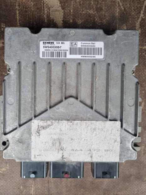 Peugeot 307 2.0 HDI Immo Offos Motorvezérlő