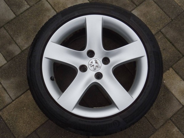 Peugeot 307 308 gyri 17" 4x108 ET32 alufelni 225/45R17 nyrigumi 6mm