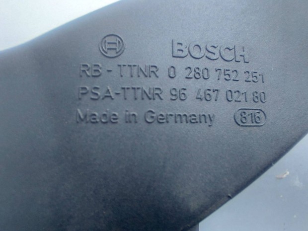 Peugeot 307 Bosch elektromos gázpedál 0 280 752 251