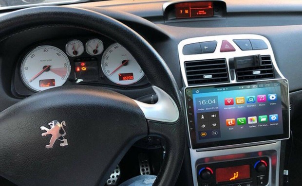 Peugeot 307 Carplay Multimédia Android Rádió Tolatókamerával