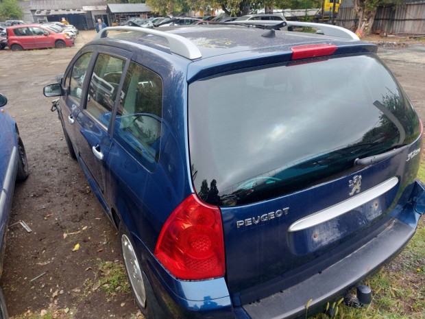 Peugeot 307 SW karosszéria elemei kék Kombi