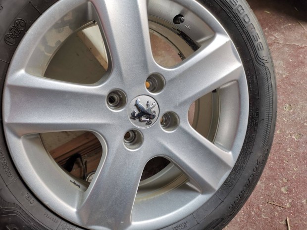 Peugeot 307 Szép alufelni+ 4 nyári gumi 205/55R16 Dunlop