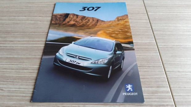 Peugeot 307 (2002) magyar nyelv prospektus, katalgus.