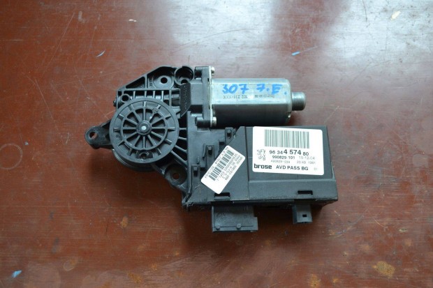 Peugeot 307 jobb els ablakemel motor! 9634457480, 0130821766