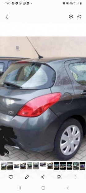 Peugeot 308 2.0 hdi alkatr�szei