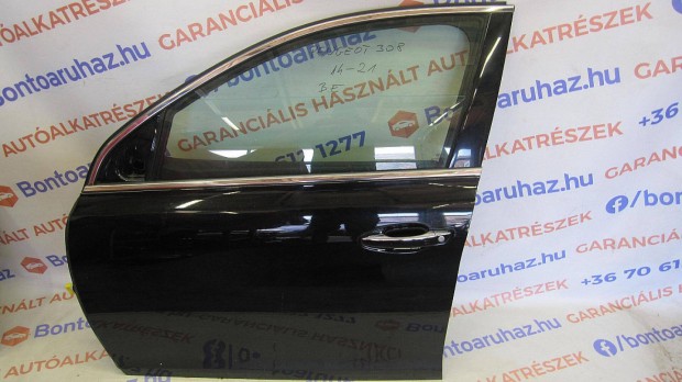 Peugeot 308 Eladó gyári, bontott bal első ajtó üresen