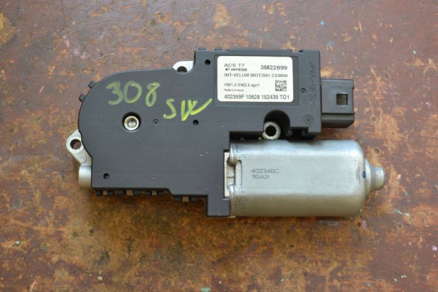 Peugeot 308 SW üvegtető roló mozgató motor 402359F 152439T01, 440916E0