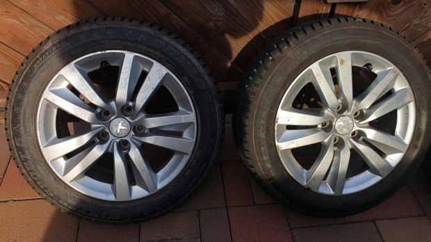 Peugeot 308 gyri alufelni, dunlop tli, 205/55 R16