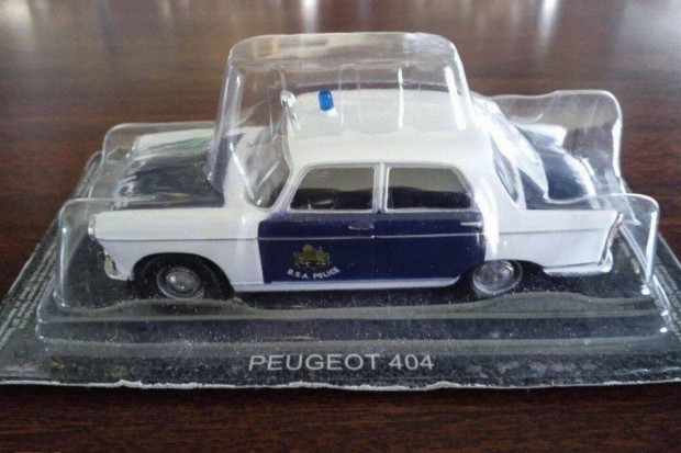 Peugeot 404 police modell 1/43 Elad