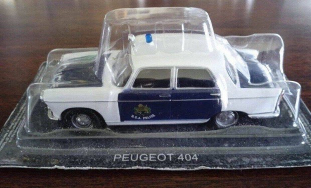 Peugeot 404 police modell 1/43 Elad