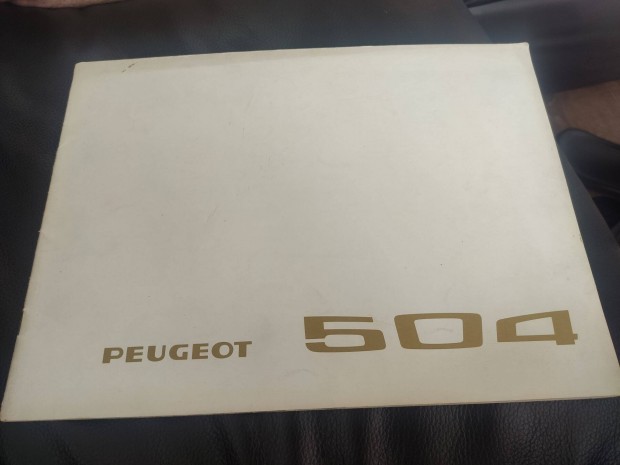 Peugeot 504 - nmet nyelv brosra