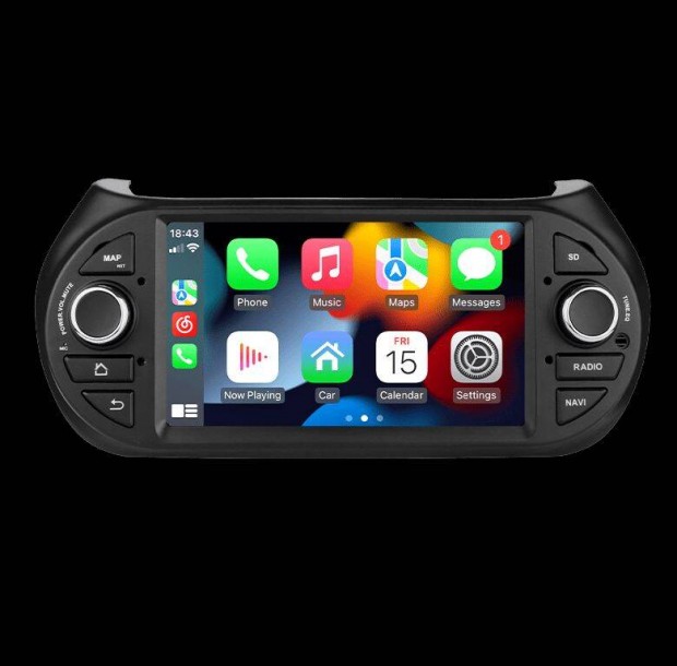 Peugeot Bipper 7" Multimdia fejegysg - Android 12. Carplay, IPS, DSP